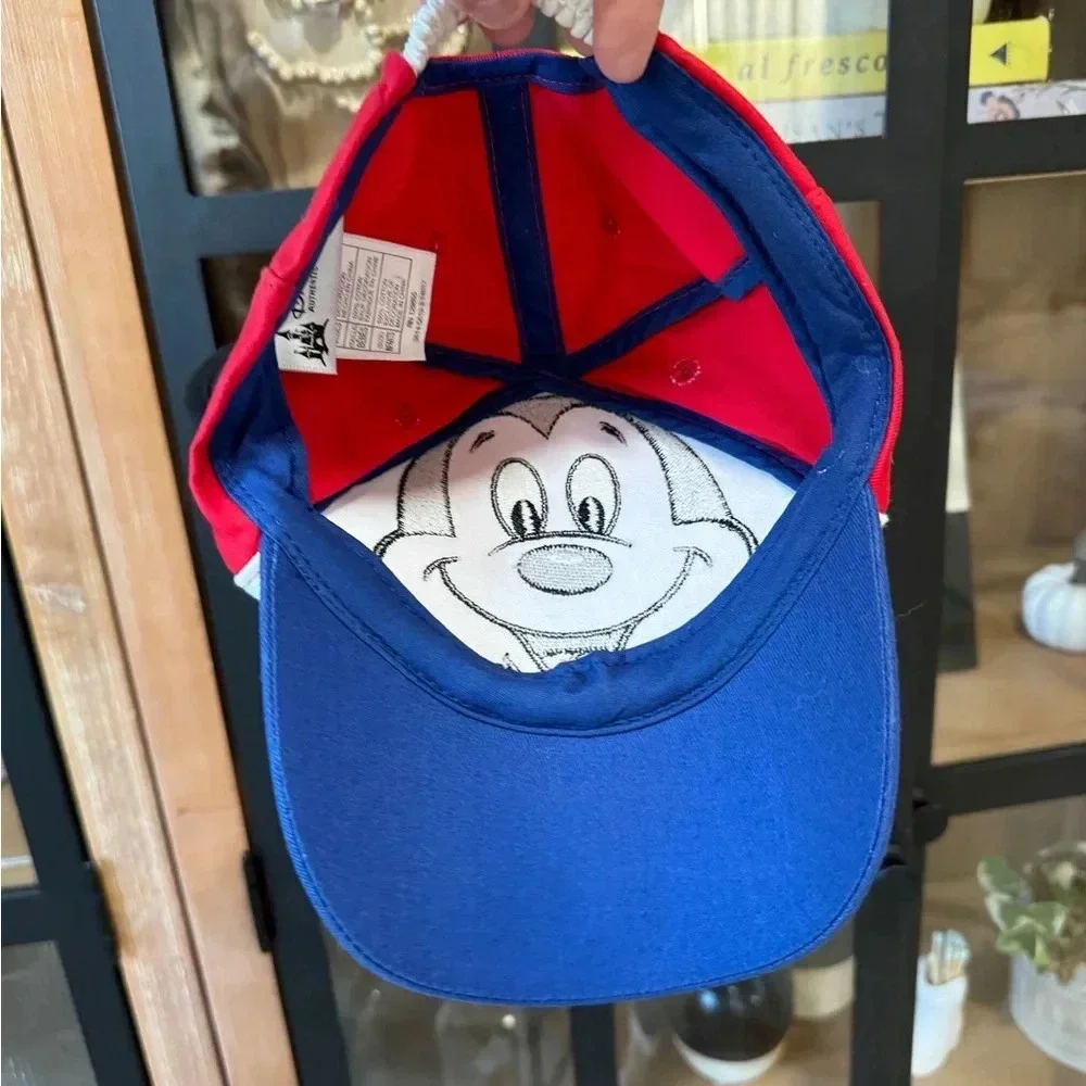 Vintage Disney Parks Mickey Mouse Ears Hat Baseball Cap baby boy toddler 3D